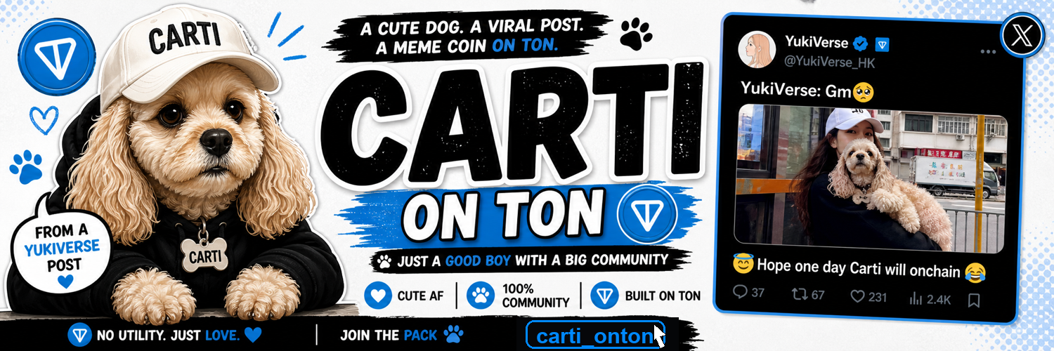 CARTI on TON banner